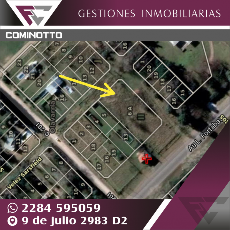 LOTE SOBRE AU. FORTABAT