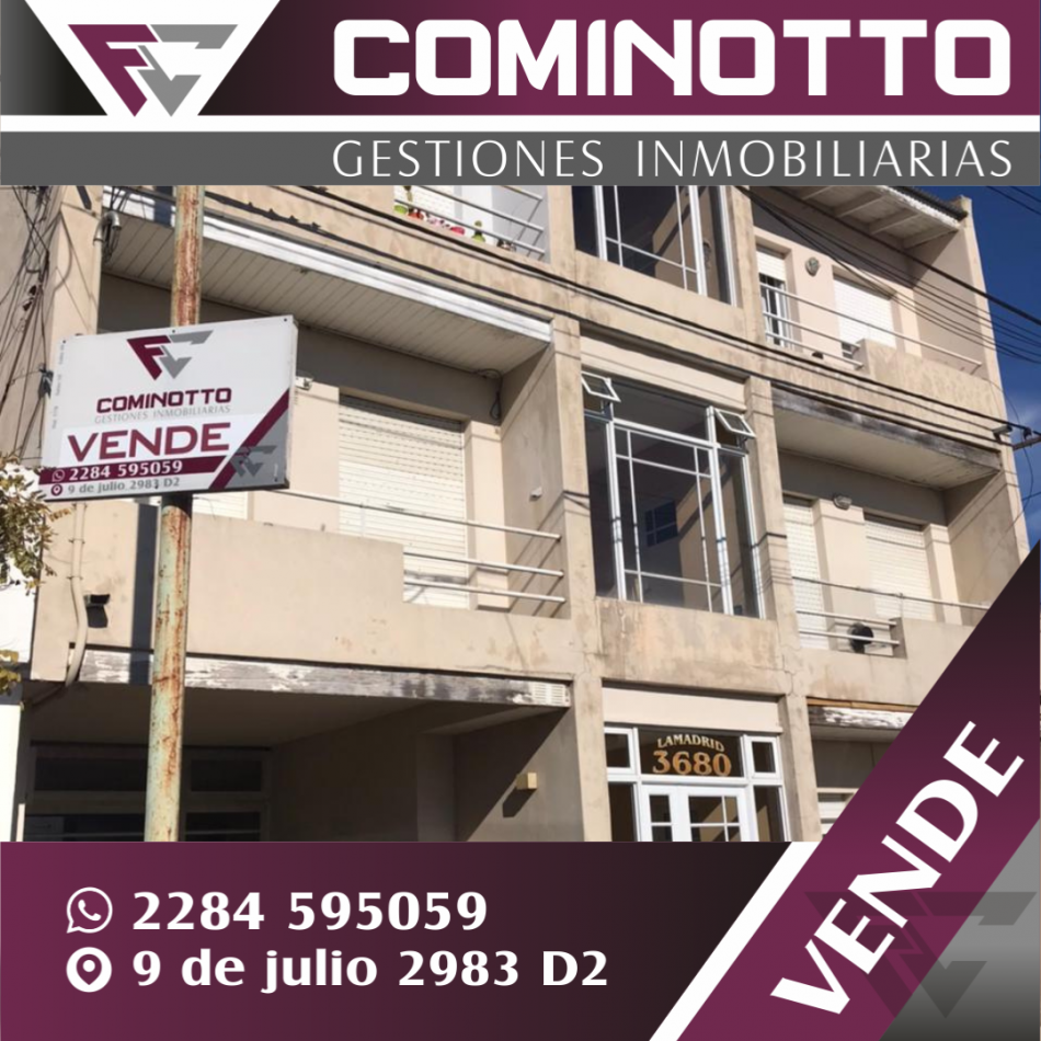 VENDE DEPARTAMENTO EN MARIANO MORENO