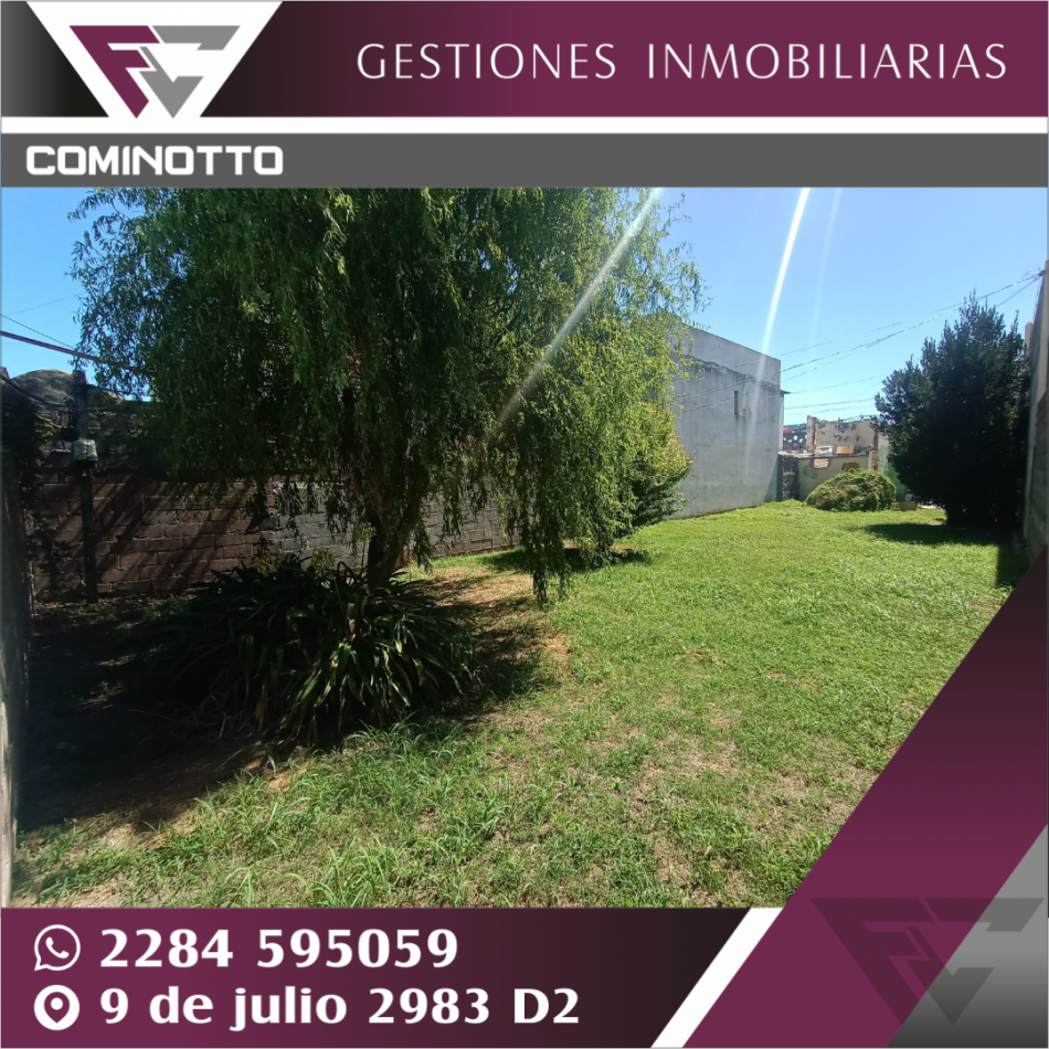 VENDE LOTE EN MARIANO MORENO