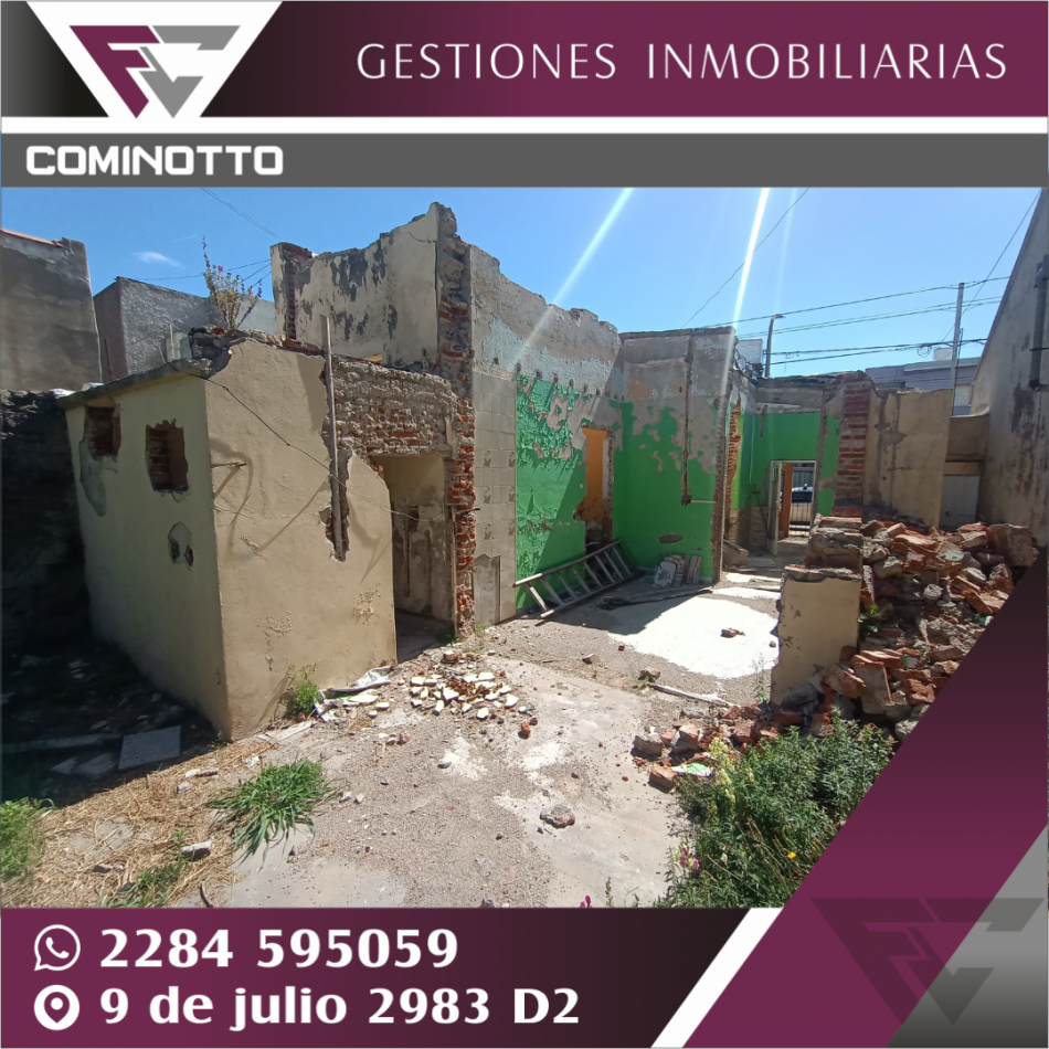 VENDE LOTE EN MARIANO MORENO